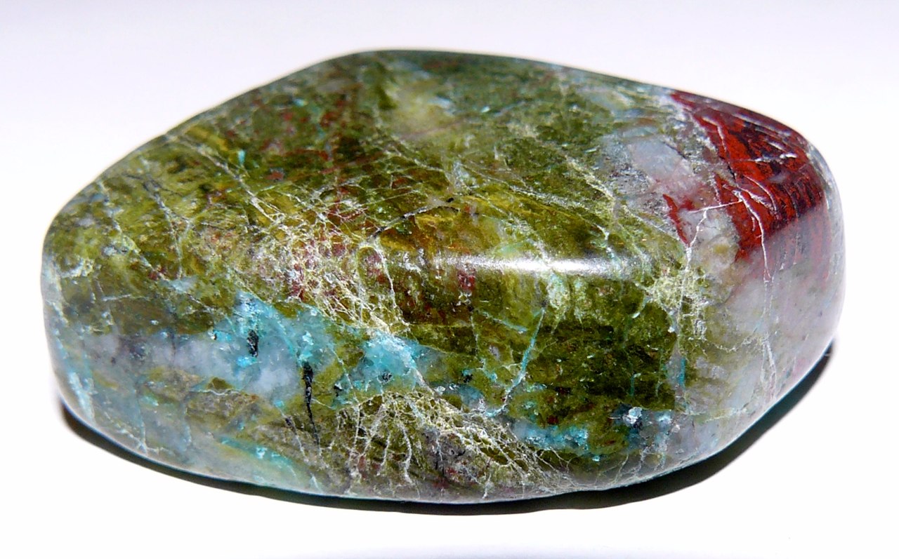 Энергия камней № 73 Хризоколла (окатанный камень) фото, обсуждение